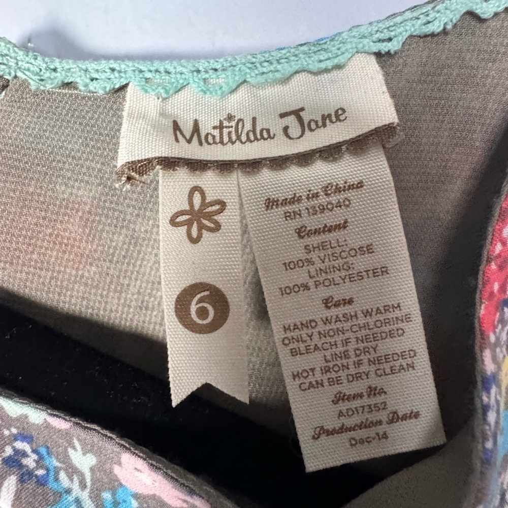 Matilda Jane Colorful Floral Dress - Picture 2 of 5